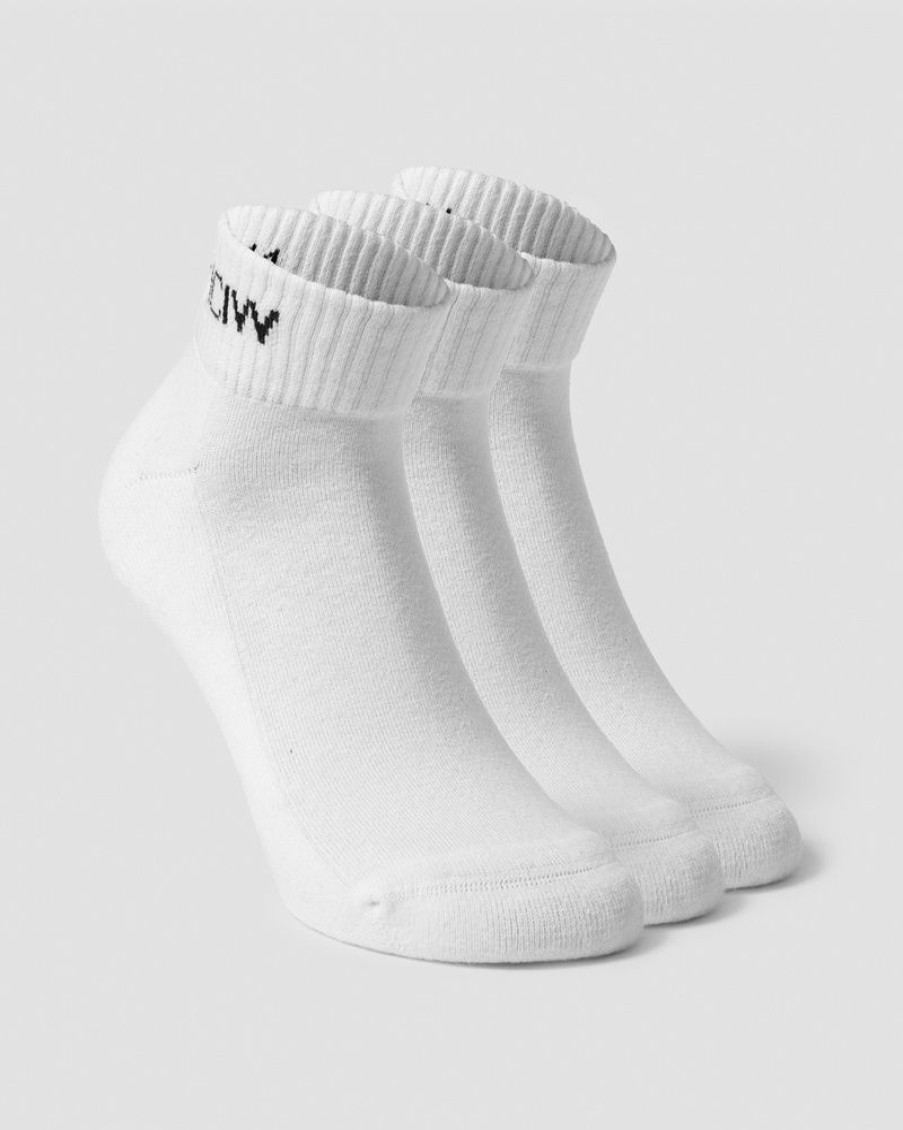 Damer ICIW Sokker | Training Half Socks 3-Pack White