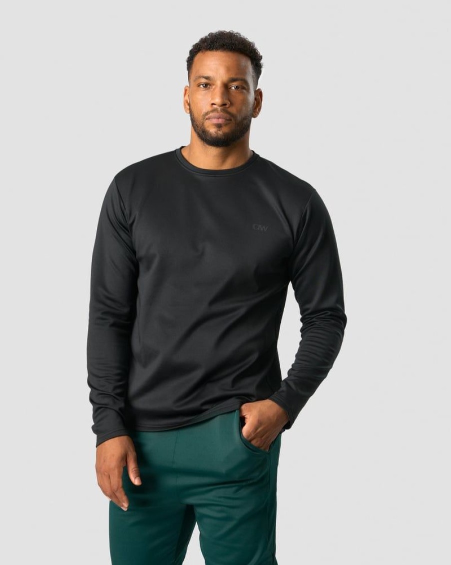 Herrer ICIW Langaermede Trojer | Training Club Long Sleeve Men Black