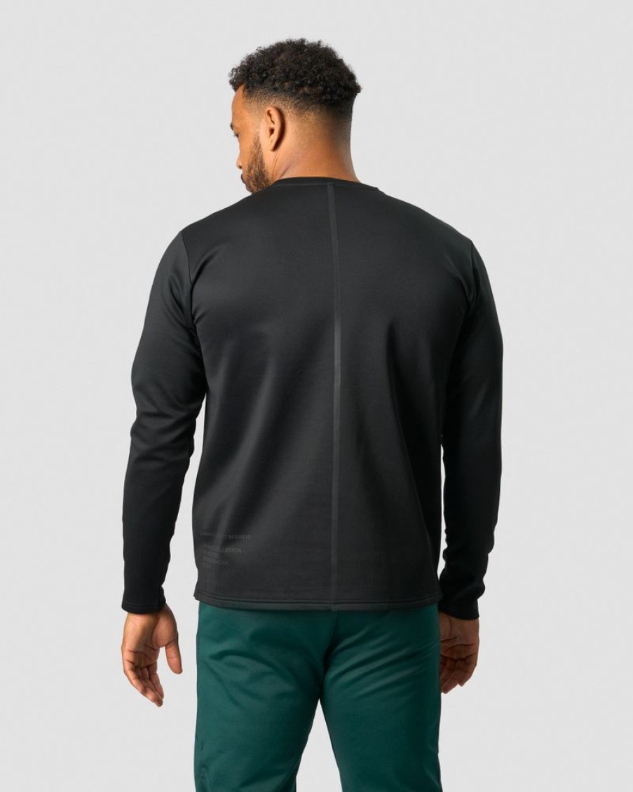 Herrer ICIW Langaermede Trojer | Training Club Long Sleeve Men Black