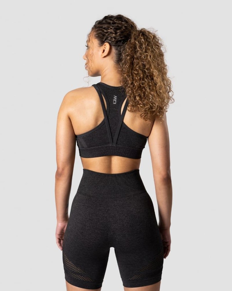 Damer ICIW Sports-Bh'Er | Queen Mesh Icon Sports Bra Graphite Melange