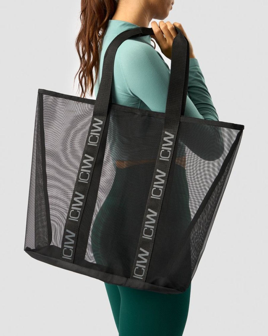 Damer ICIW Tasker | Mesh Tote Bag Black/Grey