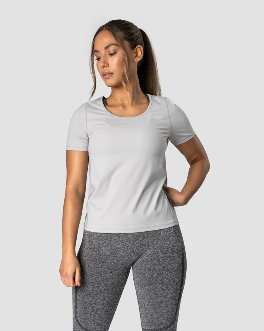 Damer ICIW T-Shirts | Everyday Tech T-Shirt Wmn Lt Grey