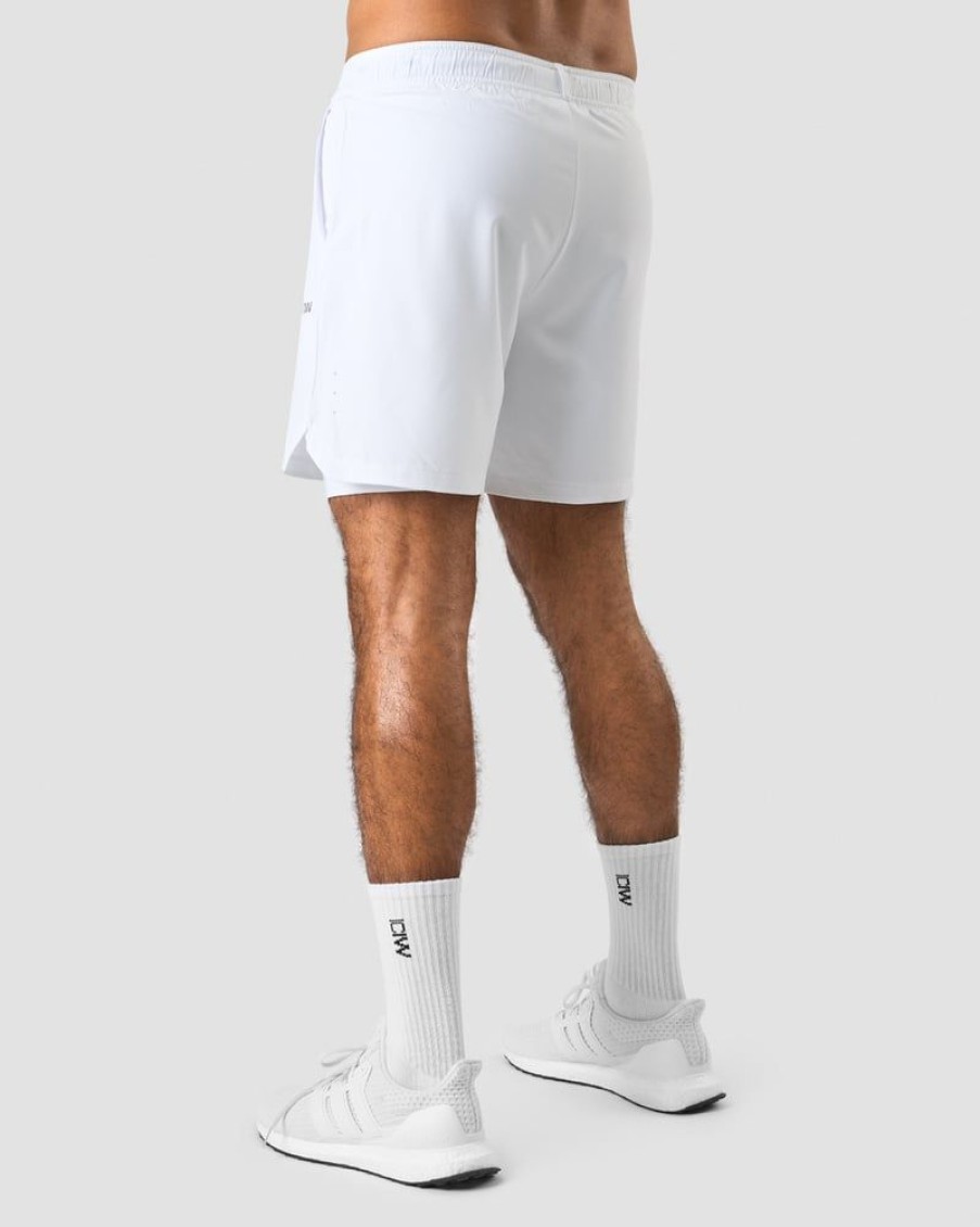 Herrer ICIW Shorts | Training 2-In-1 Shorts White