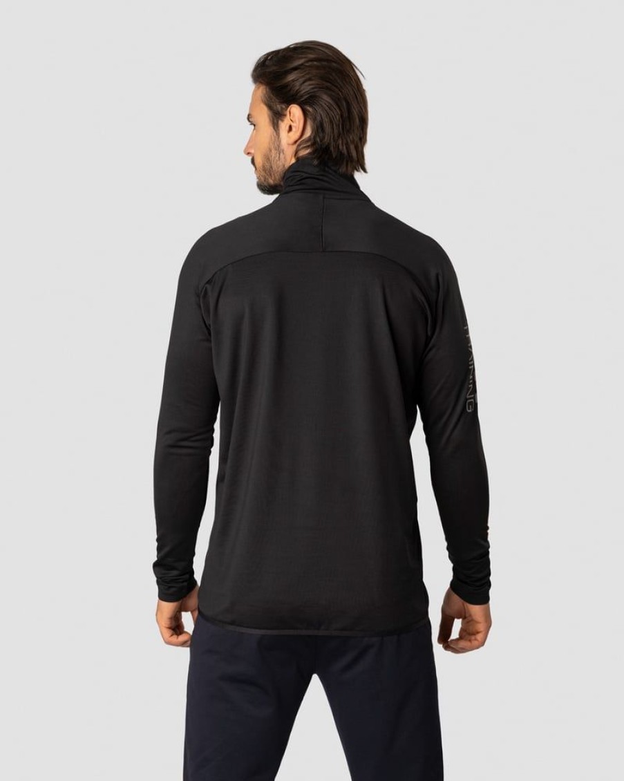 Herrer ICIW Langaermede Trojer | Ultimate Training 1/4 Zip Black