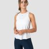 Damer ICIW Tanktops | High Neck Tank Top White