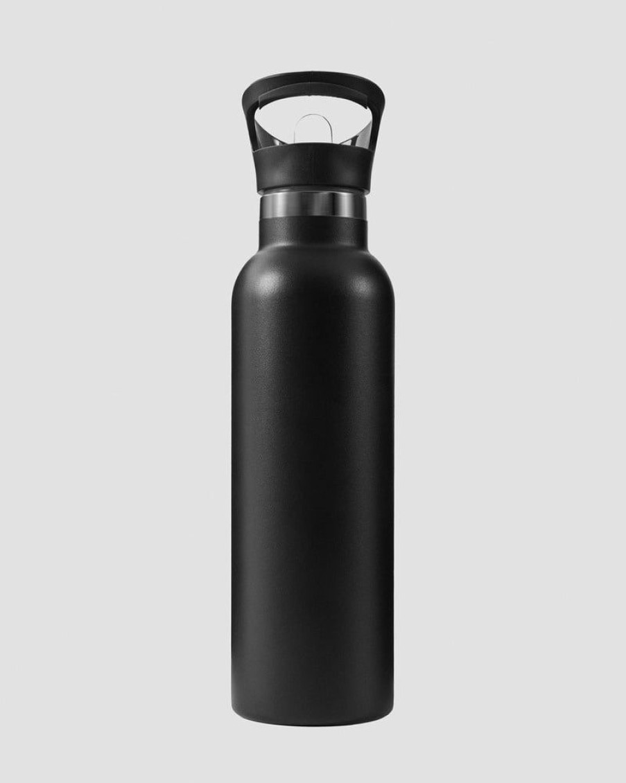 Damer ICIW Shakers, Vandflasker | Stainless Steel Water Bottle Black W. White Logo 600Ml