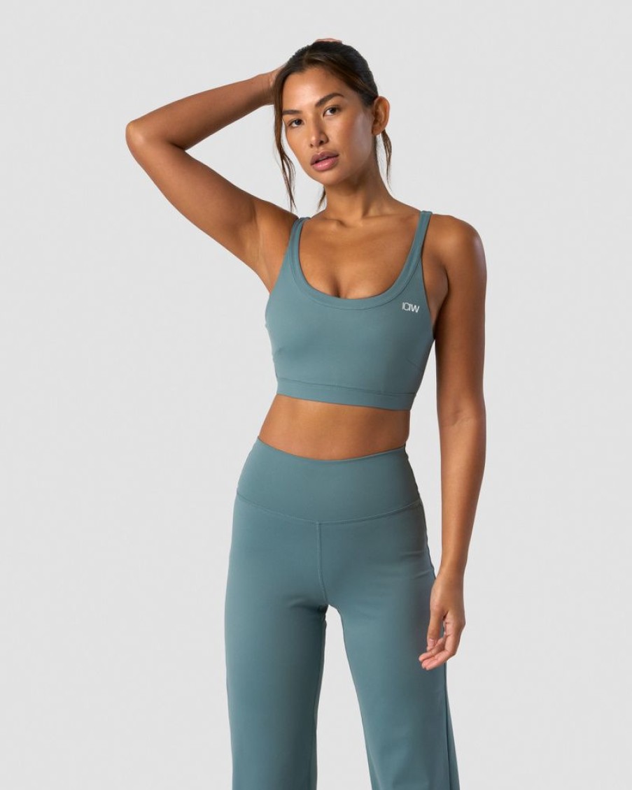 Damer ICIW Sports-Bh'Er | Nimble Sports Bra Steel Blue