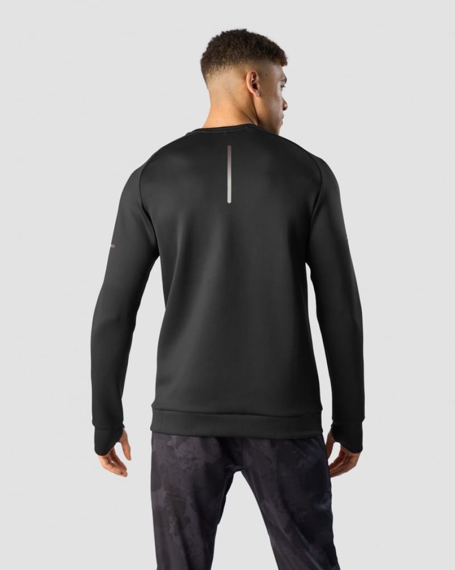 Herrer ICIW Langaermede Trojer | Mercury Crewneck Black