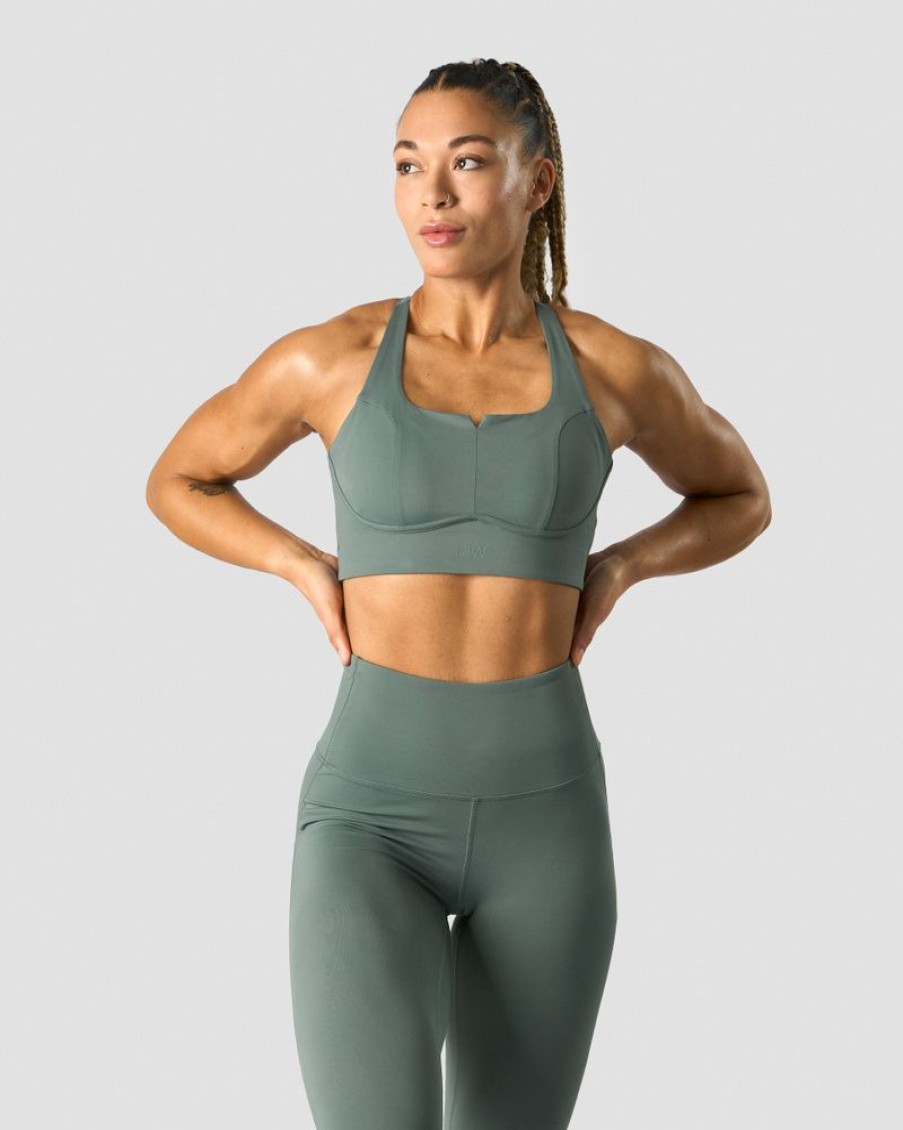 Damer ICIW Sports-Bh'Er | Stride Sports Bra Sea Green