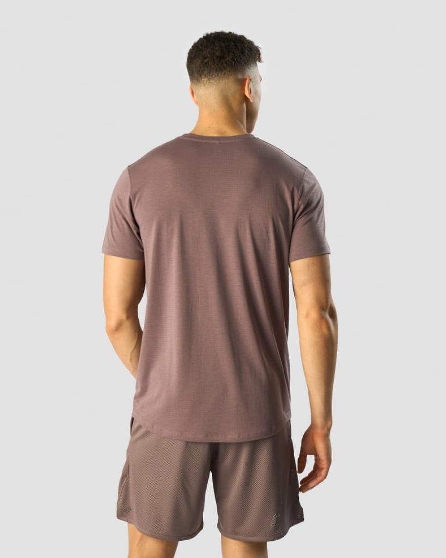 Herrer ICIW T-Shirts | Revive Dri-Release T-Shirt Dusty Brown