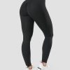 Damer ICIW Tights & Leggings | Scrunch V-Shape Tights Black Wmn