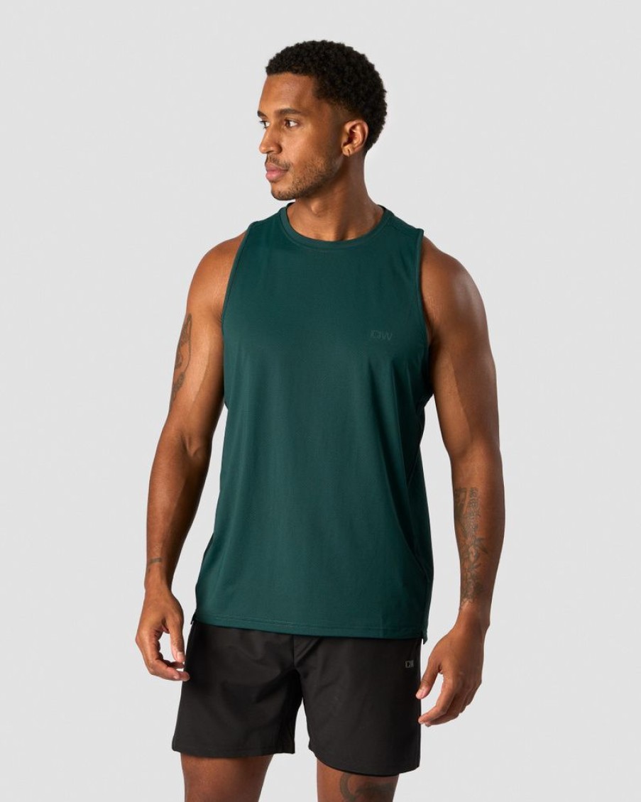 Herrer ICIW Tanktops | Training Club Tank Top Men Dk Teal