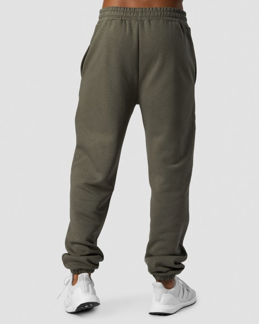 Herrer ICIW Bukser | Everyday Sweatpants Men Khaki Green