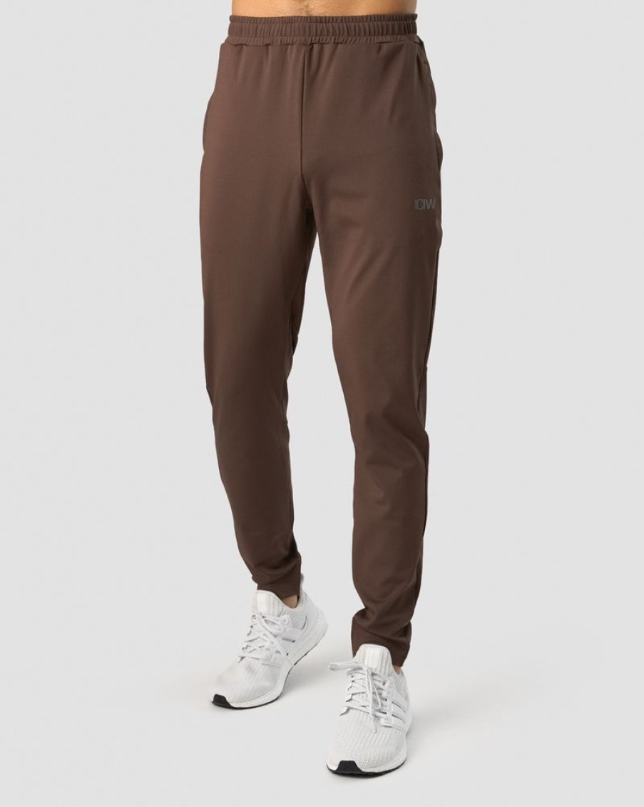 Herrer ICIW Bukser | Stride Workout Pants Men Dark Brown