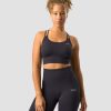 Damer ICIW Sports-Bh'Er | Ribbed Define Seamless Sports Bra Dk Graphite