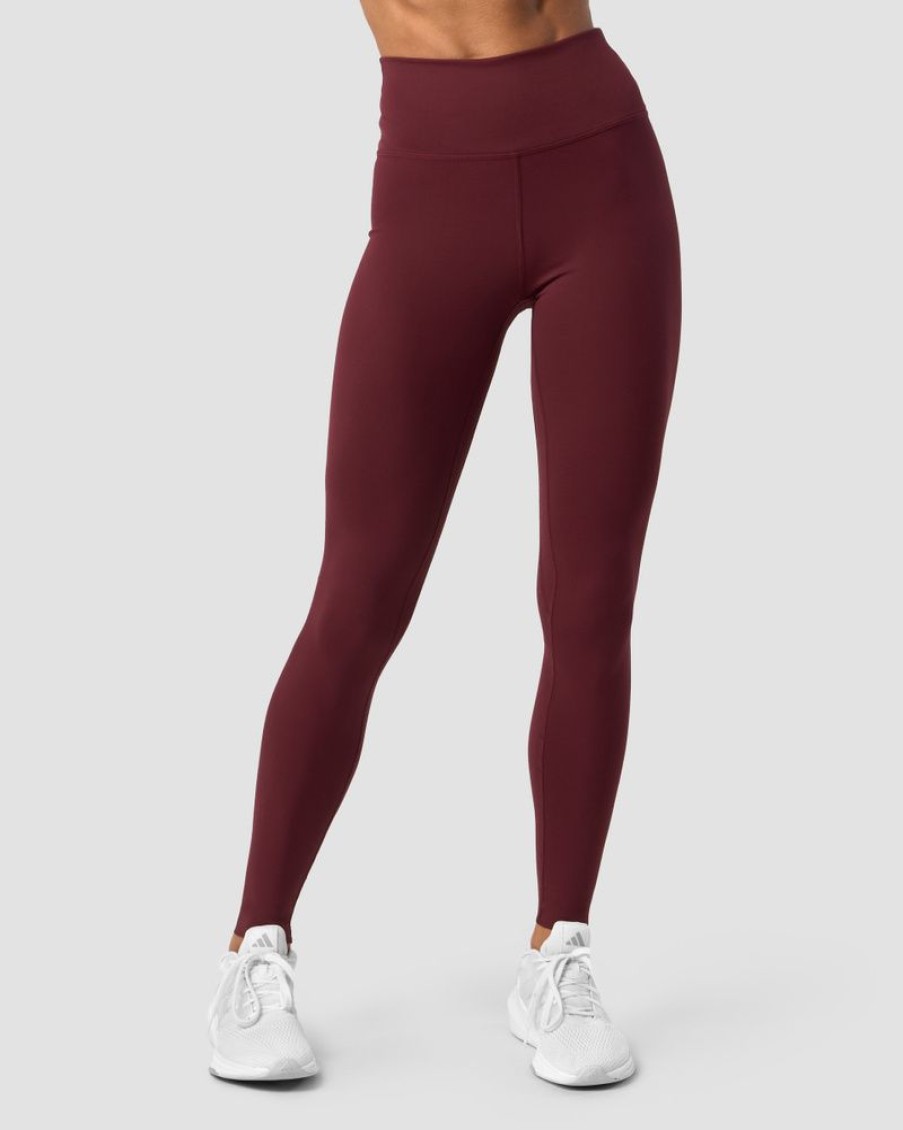 Damer ICIW Tights & Leggings | Nimble Tights Burgundy