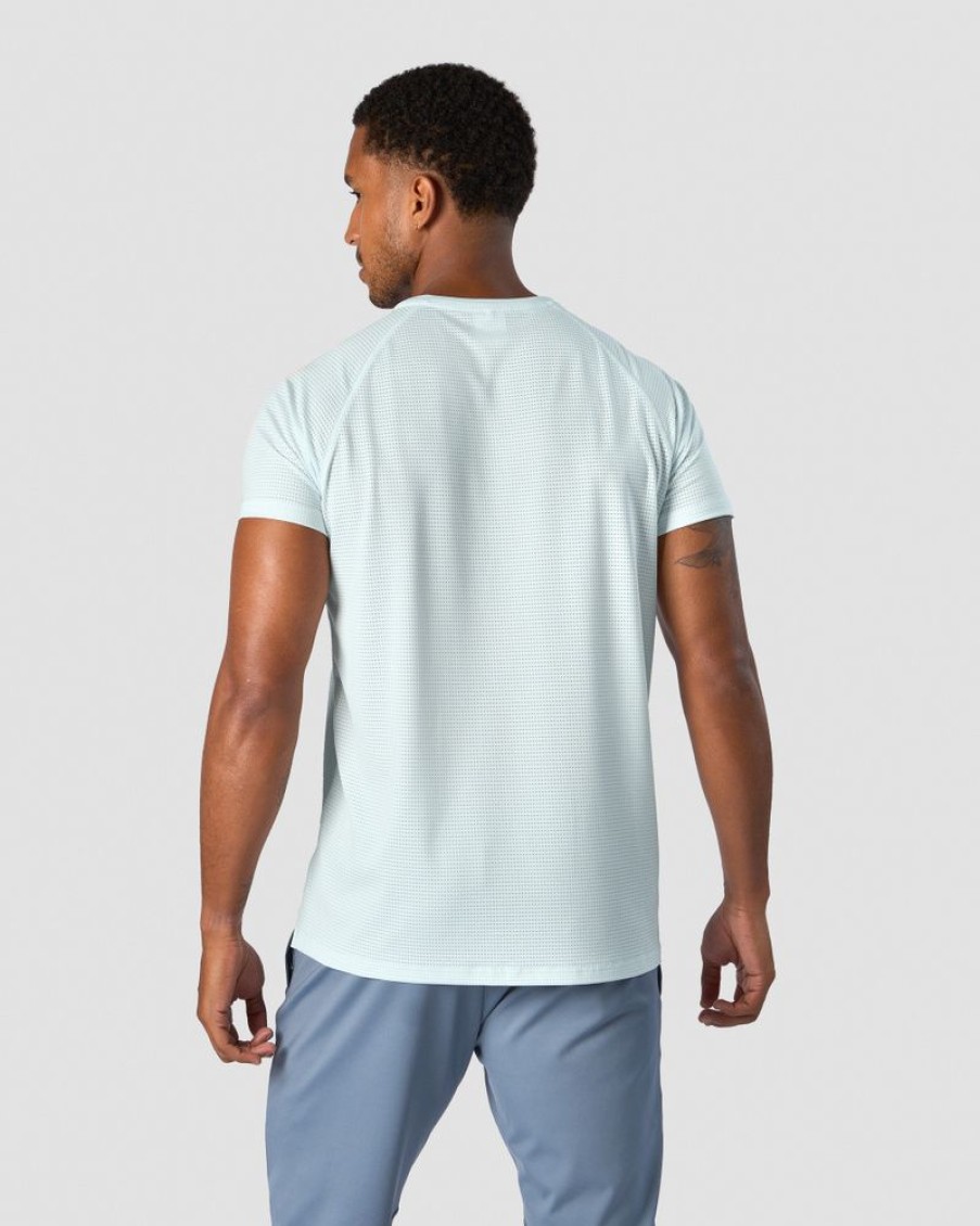 Herrer ICIW T-Shirts | Training Mesh T-Shirt Men Ice Blue