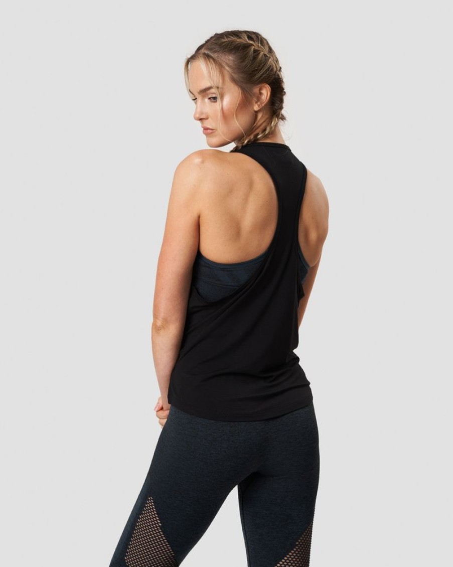 Damer ICIW Tanktops | Everyday Racerback Tank Top Black