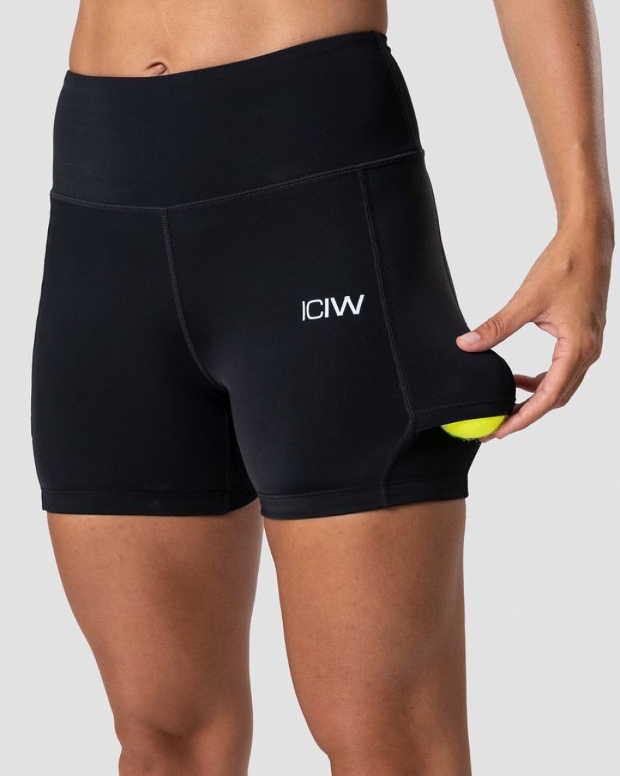 Damer ICIW Shorts | Smash Padel Shorts Black Wmn