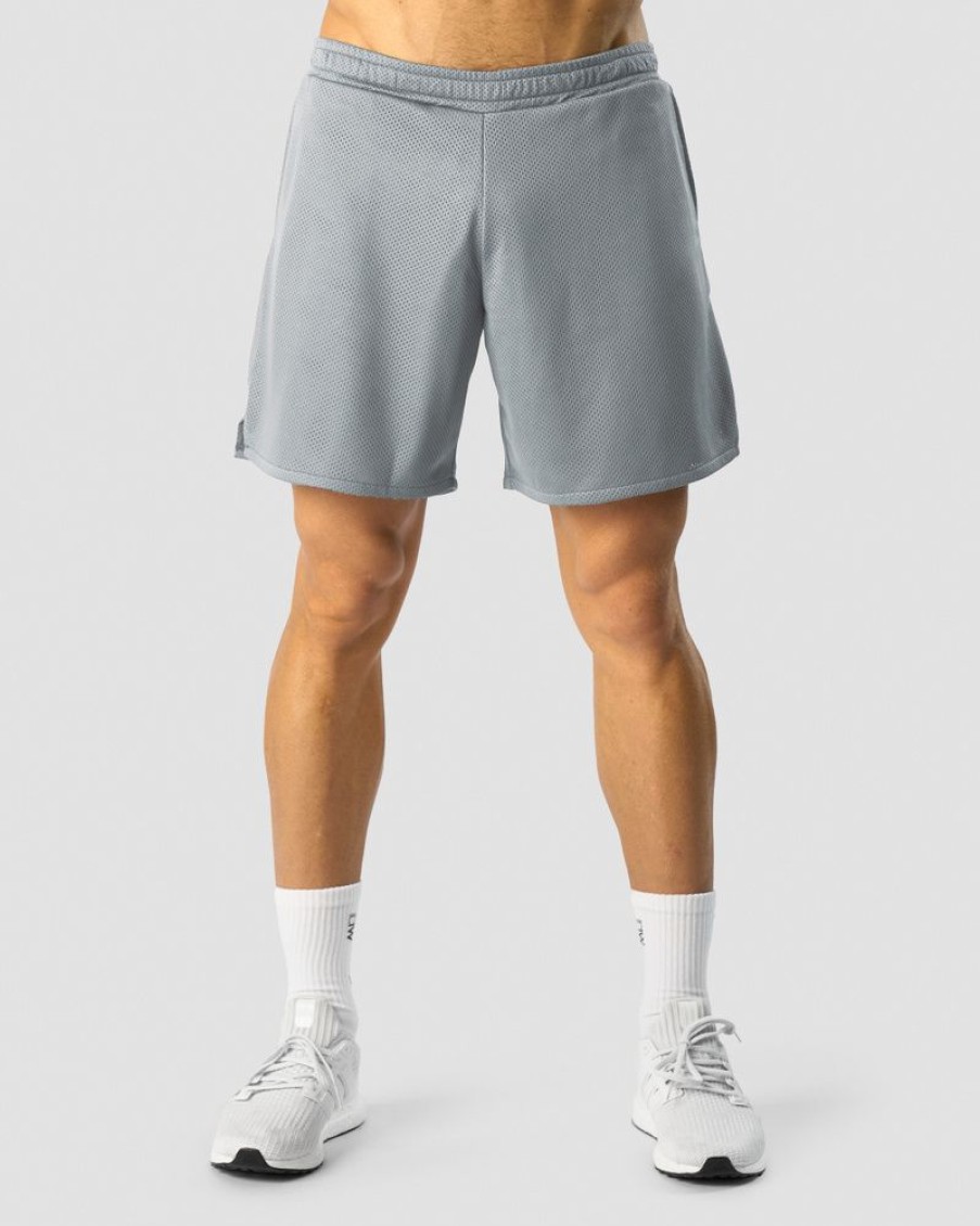 Herrer ICIW Shorts | Revive Mesh Shorts Men Dusty Blue