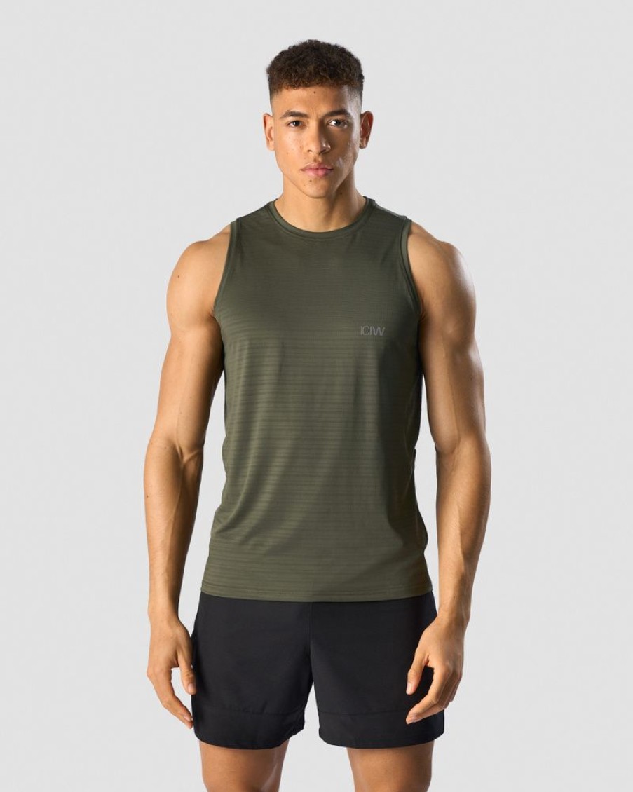 Herrer ICIW Tanktops | Mercury Tech Tank Top Pine Green