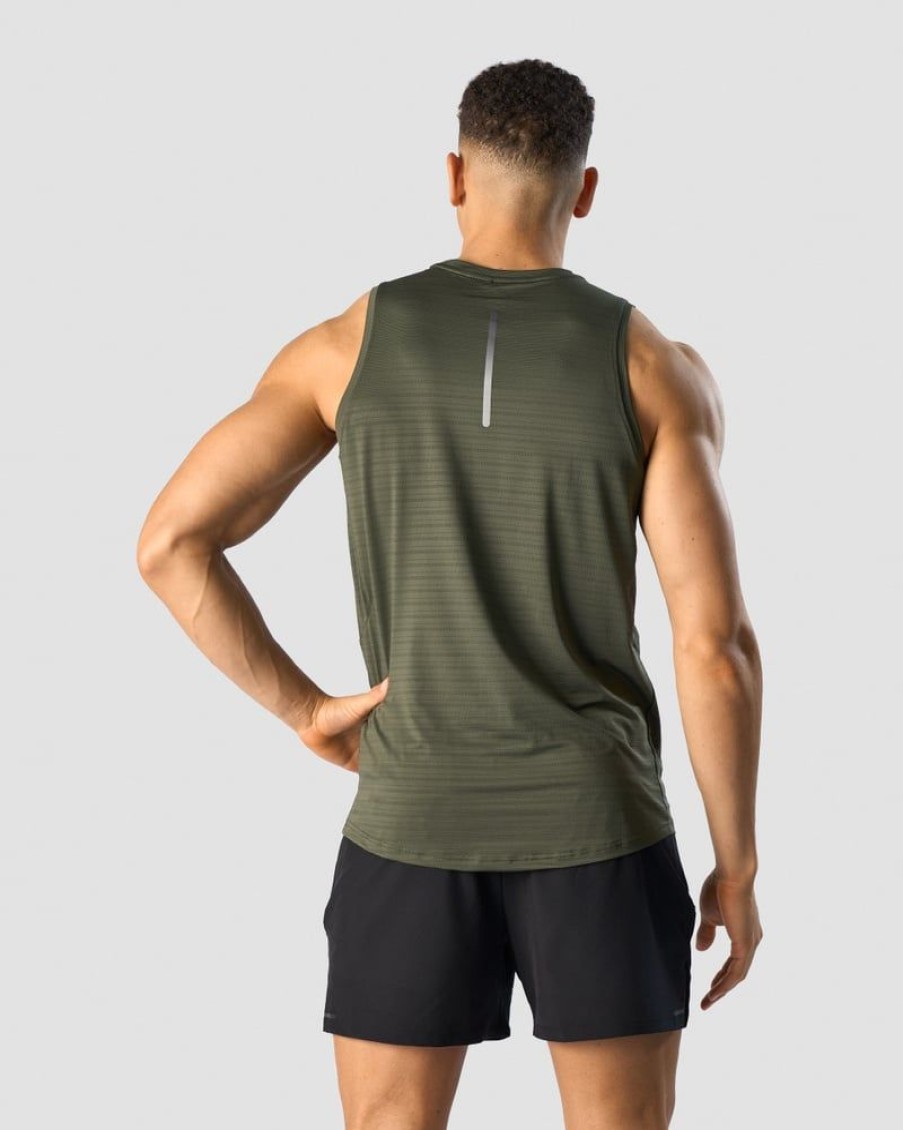 Herrer ICIW Tanktops | Mercury Tech Tank Top Pine Green