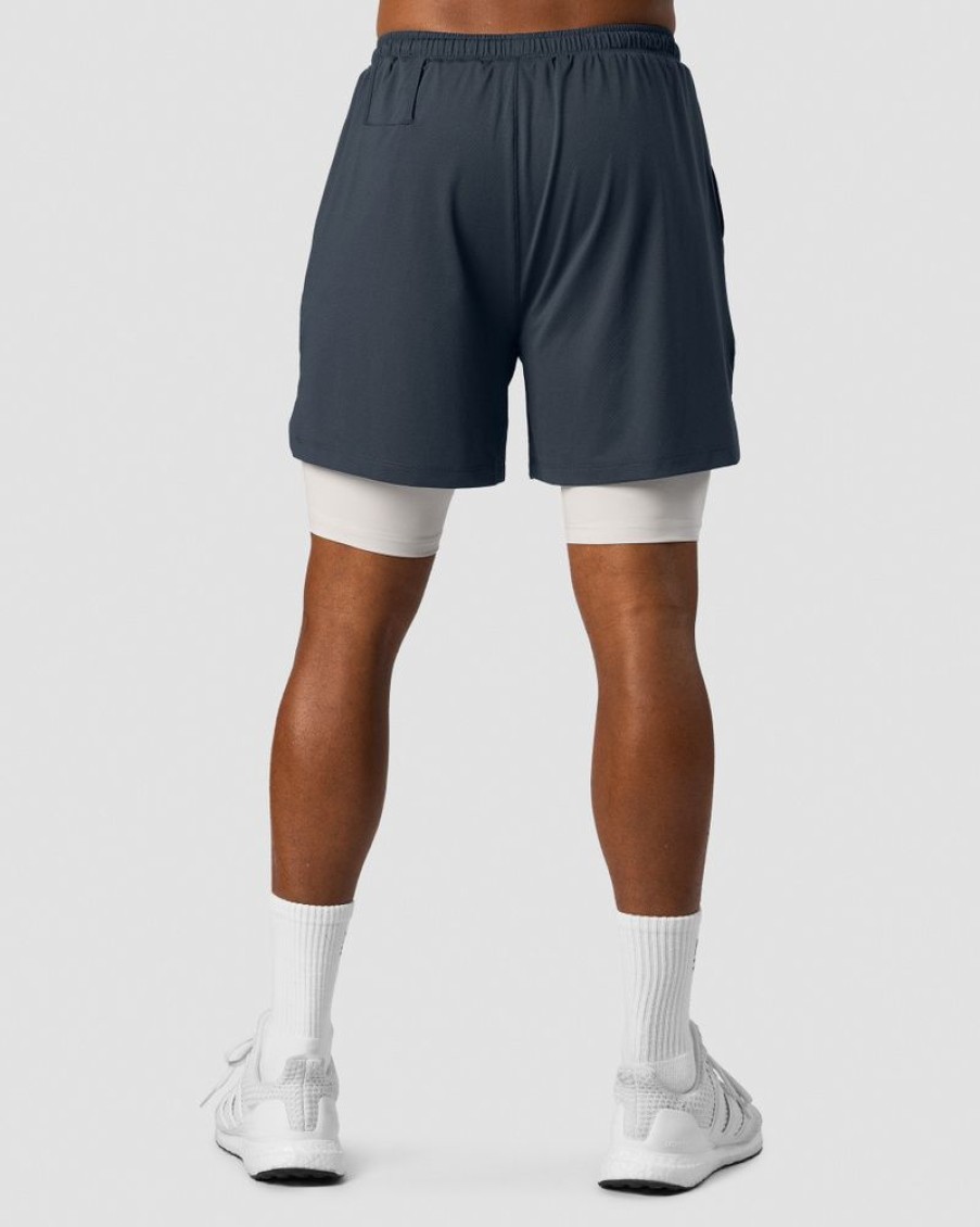 Herrer ICIW Shorts | Stride 2-In-1 Shorts Men Navy