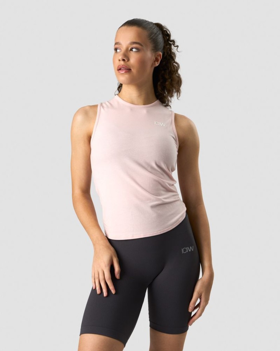 Damer ICIW Tanktops | Empowering Open Back Tank Sugar Pink