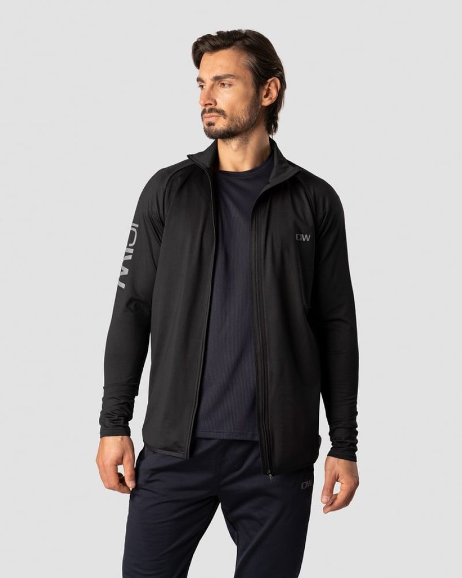 Herrer ICIW Langaermede Trojer | Ultimate Training Zipper Black