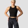 Damer ICIW Tanktops | Nimble Cropped Tank Top Black