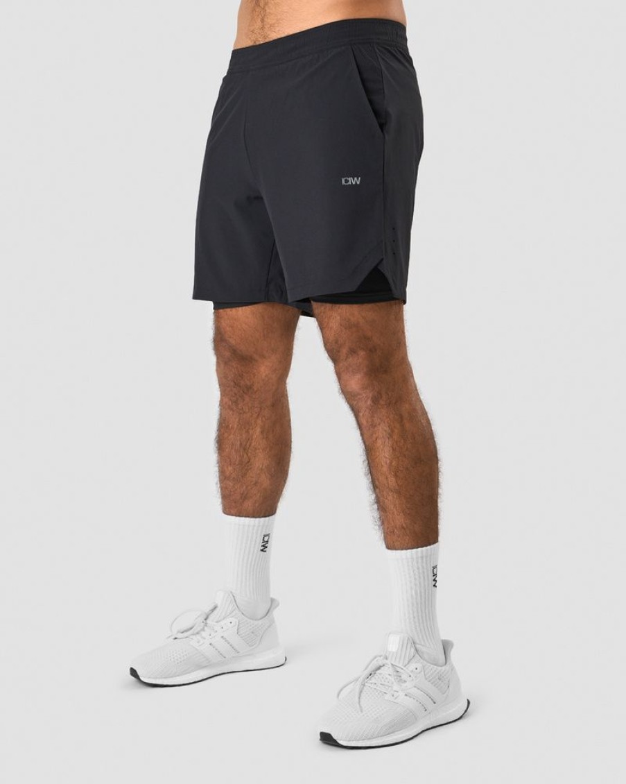 Herrer ICIW Shorts | Training 2-In-1 Shorts Black