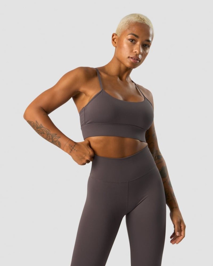 Damer ICIW Sports-Bh'Er | Nimble Strappy Sports Bra Clay