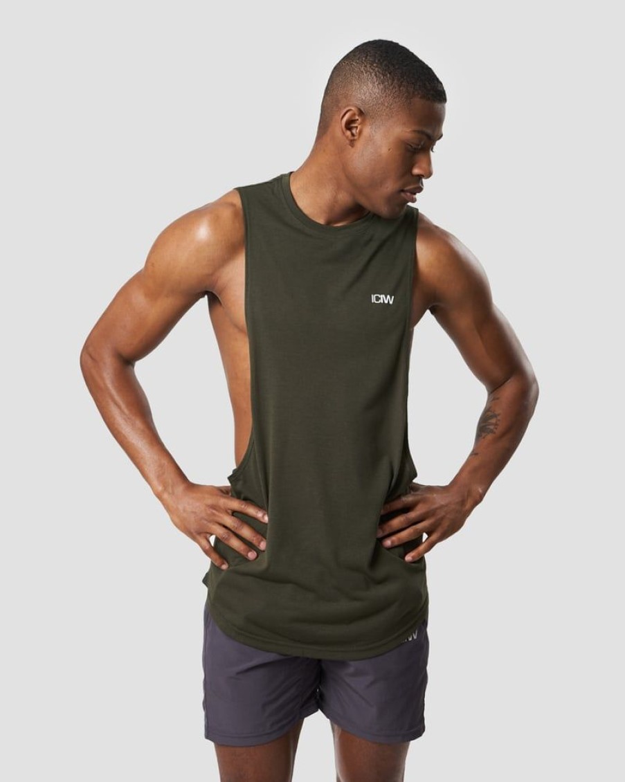 Herrer ICIW Tanktops | Training Open Tank Top Dark Army Men