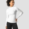 Damer ICIW Seamless Traeningstoj | Everyday Seamless 1/4 Zip Wmn White