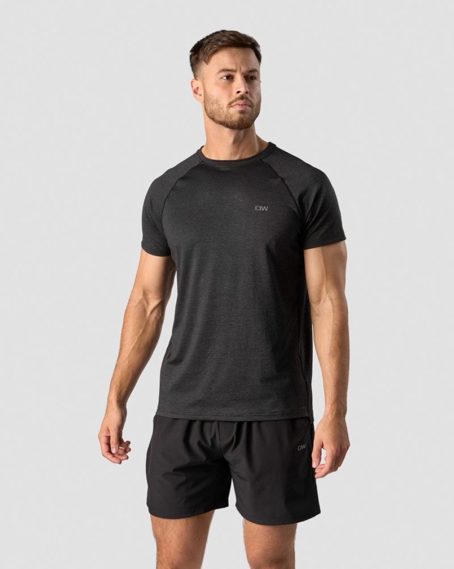 Herrer ICIW T-Shirts | Training Mesh T-Shirt Men Dark Grey