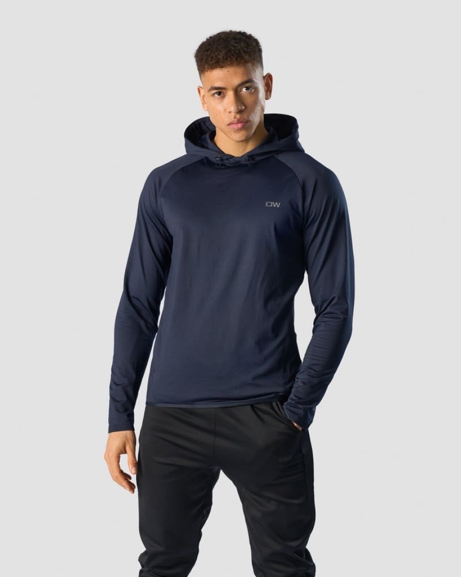 Herrer ICIW Langaermede Trojer | Ultimate Training Hoodie Navy