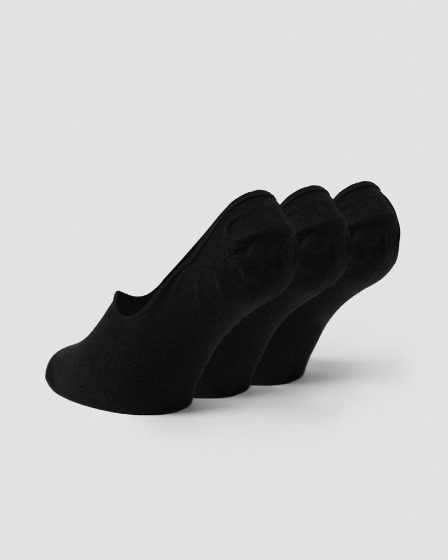 Damer ICIW Sokker | Invisible Socks 3-Pack Black