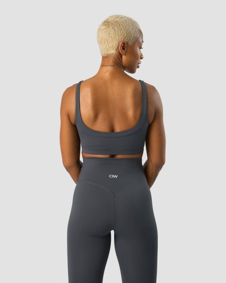 Damer ICIW Sports-Bh'Er | Nimble Sports Bra Anthracite