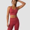 Damer ICIW Sports-Bh'Er | Ribbed Define Seamless Sports Bra Autumn Red