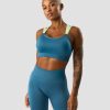 Damer ICIW Sports-Bh'Er | Deluxe Seamless Adjustable Sports Bra Teal