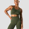 Damer ICIW Sports-Bh'Er | Define Seamless Scrunch Sports Bra Autumn Green