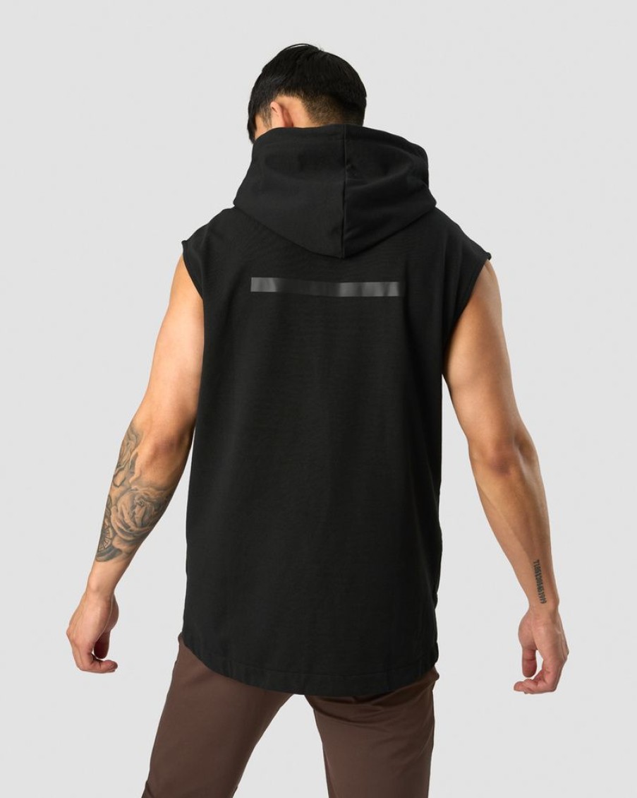 Herrer ICIW Tanktops | Stride Sleeveless Hoodie Men Black