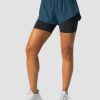 Damer ICIW Shorts | Charge 2-In-1 Shorts Wmn Teal