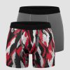 Herrer ICIW Undertoj | Sport Boxer 2-Pack Grey/Red