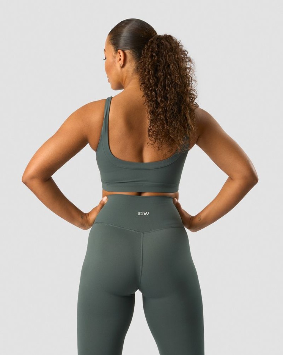 Damer ICIW Sports-Bh'Er | Nimble Sports Bra Elm Green