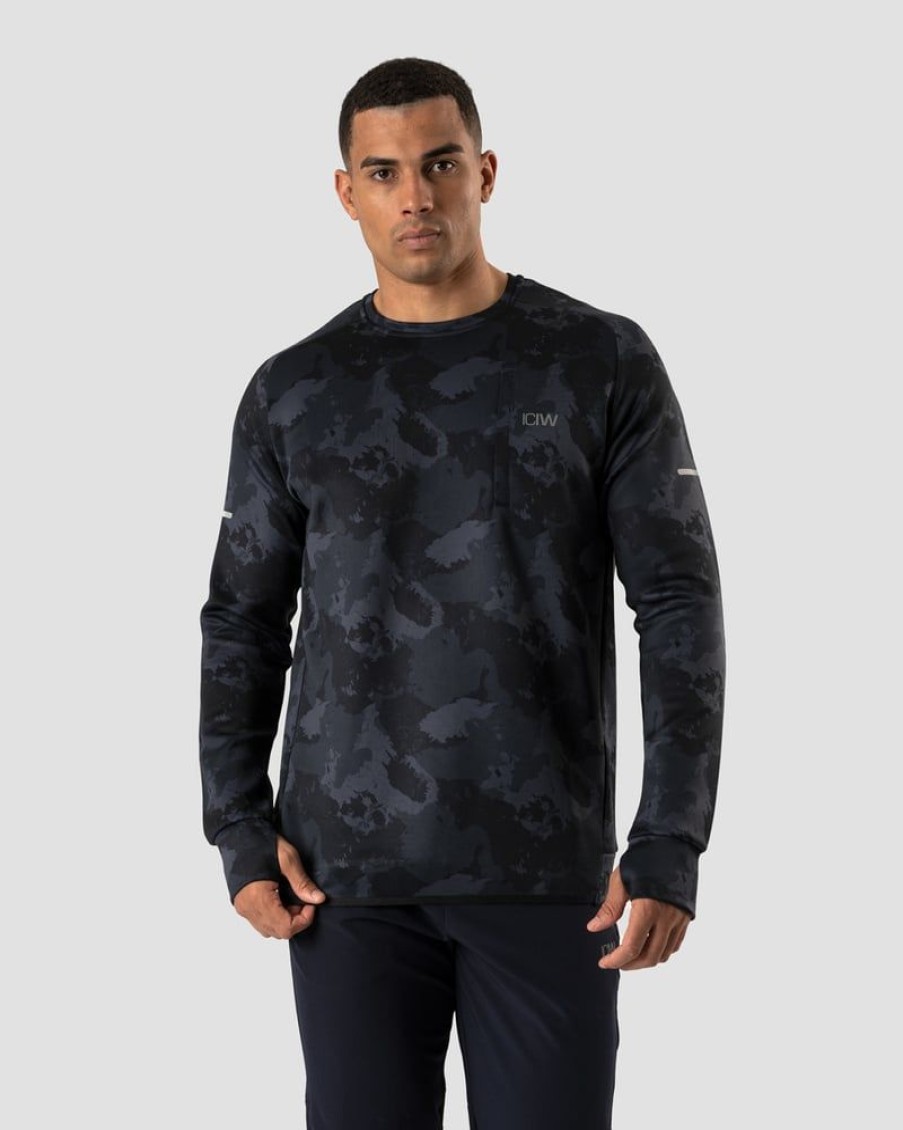 Herrer ICIW Langaermede Trojer | Mercury Crewneck Camo