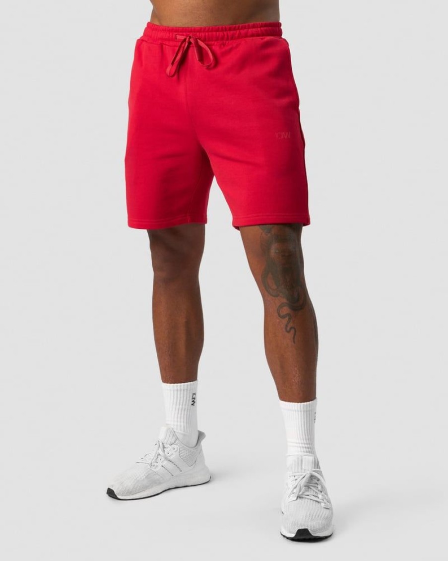 Herrer ICIW Shorts | Training Club Sweat Shorts Men Red