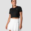 Damer ICIW T-Shirts | Training Cropped T-Shirt Black