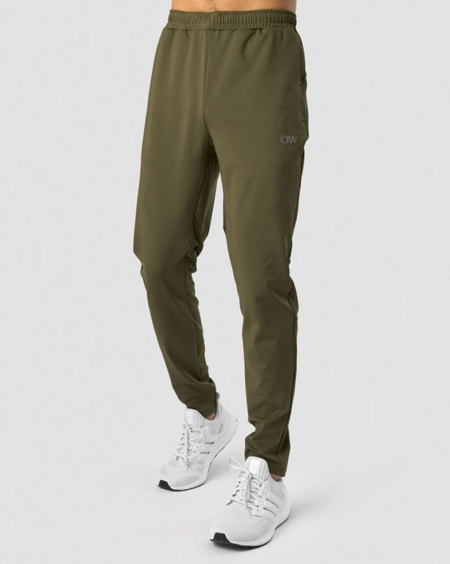 Herrer ICIW Bukser | Stride Workout Pants Men Dark Green