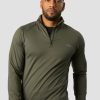 Herrer ICIW Langaermede Trojer | Ultimate Training 1/4 Zip Green